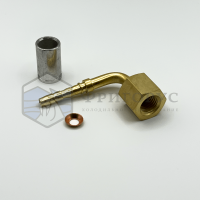 Фитинг угловой KH002WT DN5 (5.0 мм, 1/4)